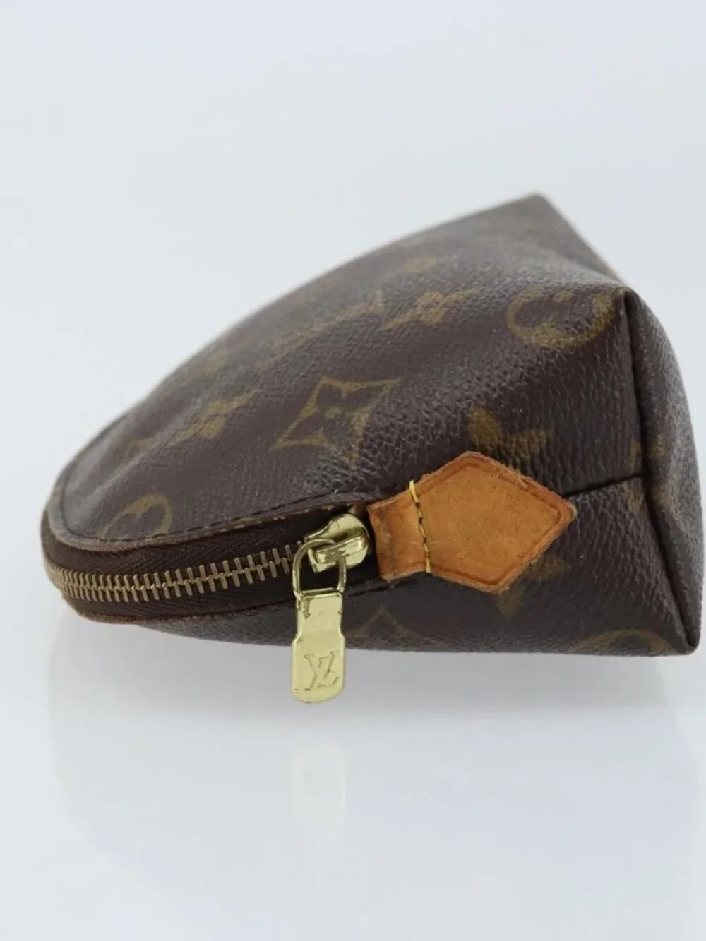 LOUIS VUITTON Monogram Pochette Cosmetic PM Pouch M43998 LV Auth hk3576